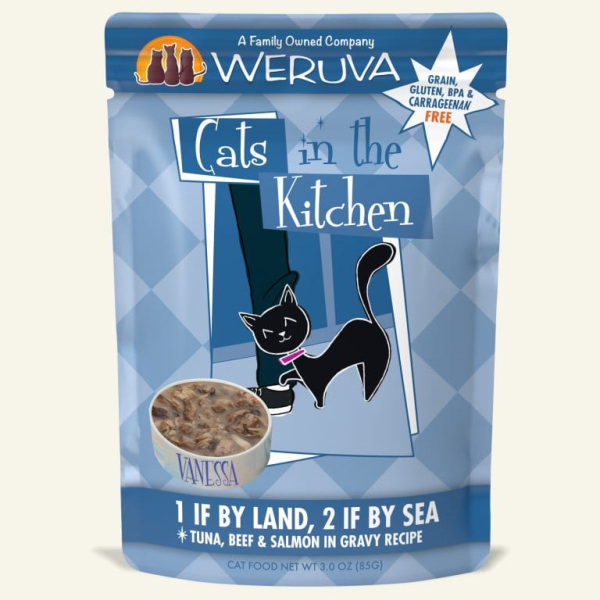 Weruva Cats in the Kitchen 1 If by Land, 2 If by Sea 3oz
