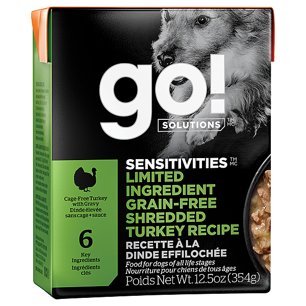 Go! SENSITIVITIES LID Shredded Turkey Recipe 12.5oz - Dog Food