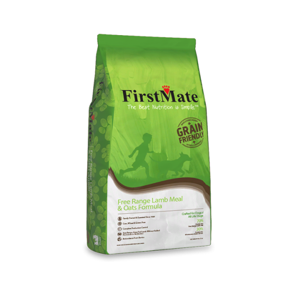 FirstMate Free Range Lamb Meal & Oats 5lb - Dog Food