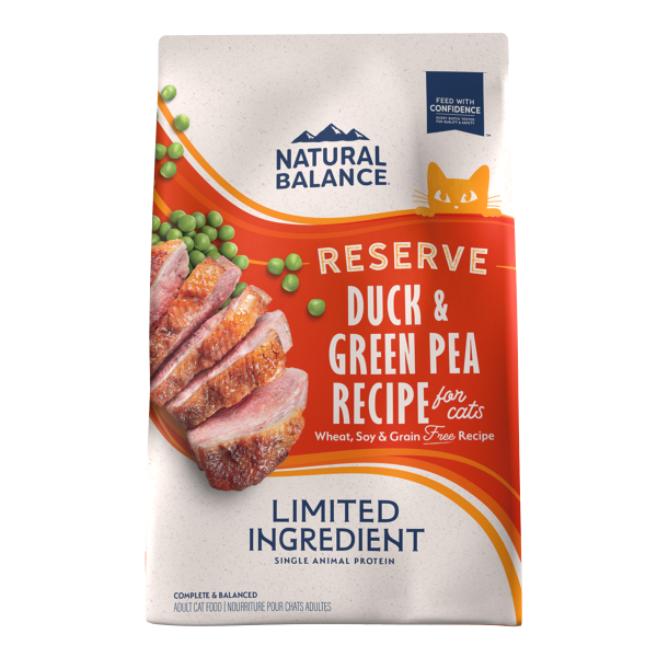 Natural Balance Duck & Green Pea Cat Food 4lb