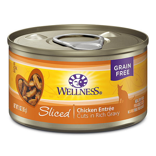 *Wellness Sliced Chicken Entree 3oz - Cat Food