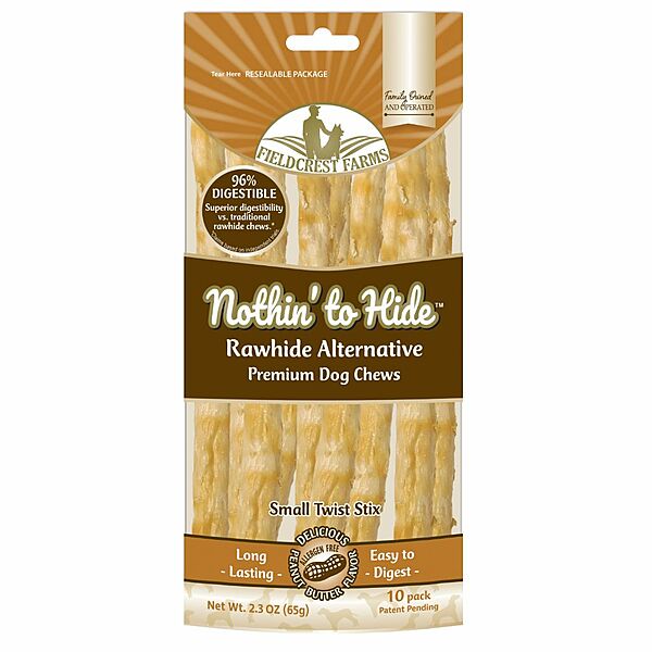 Nothing to Hide Peanut Butter Small Twist Stix 10pack 2.3oz