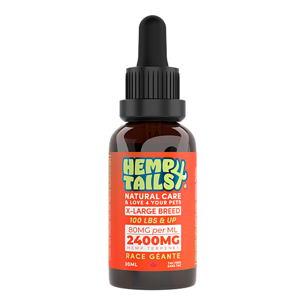 Hemp 4 Paws 2400MG Hemp Seed Oil XLarge Breed For Dogs 30ml