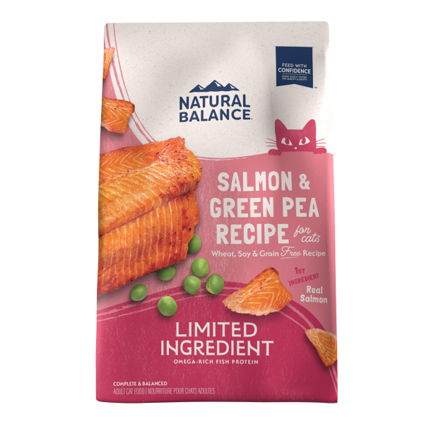 Natural Balance Salmon & Green Pea Cat Food 4lb
