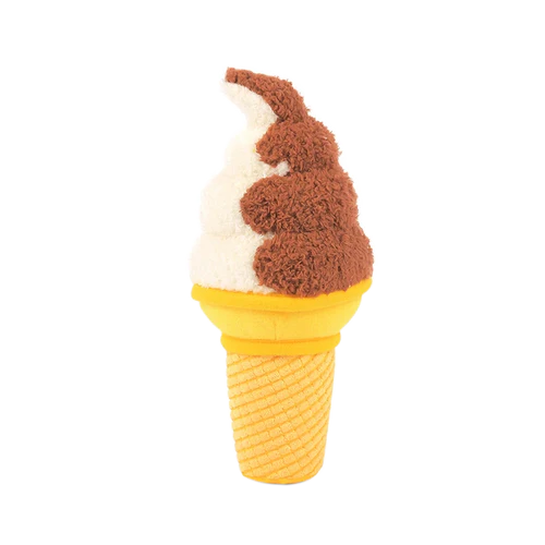 P.L.A.Y Snack Attack Swirls n Slobbers Soft Serve Dog Toy
