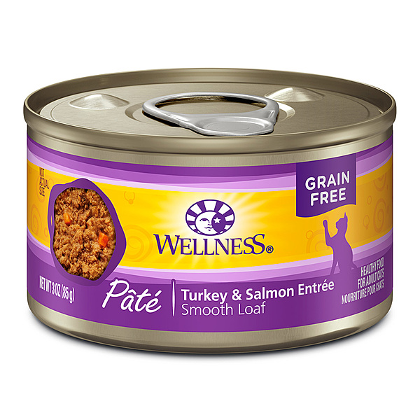 *Wellness Pate Turkey & Salmon 3oz - Cat Food