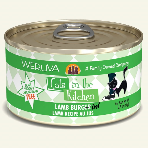 Weruva Cat in the Kitchen Lamb Burgini 3.2oz - Cat Food