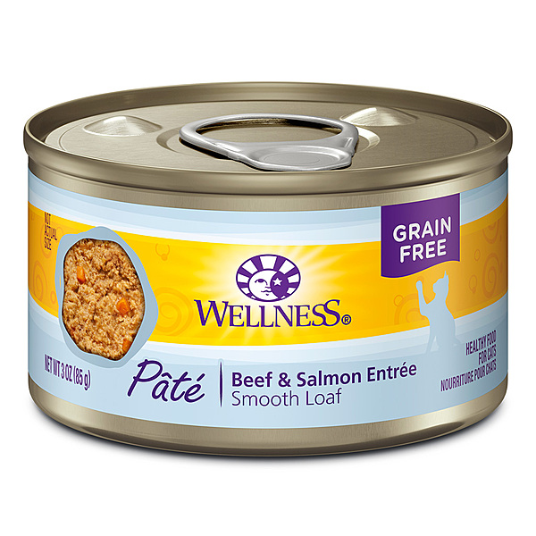 *Wellness Pate Beef & Salmon 3oz - Cat Food