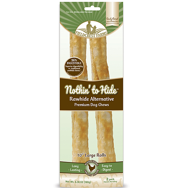 Nothing to Hide Chicken 10Inch Large Rolls 2pk 6.38oz