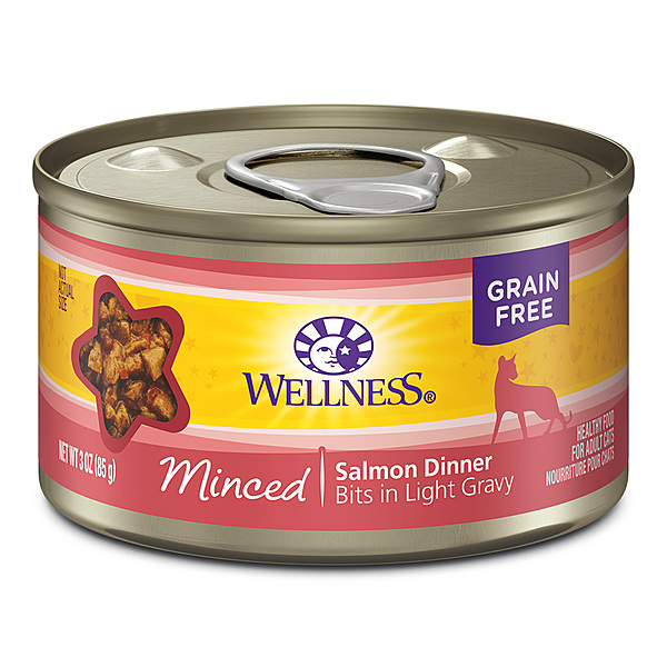 Wellness Minced Salmon Dinner 3oz - Cat Food