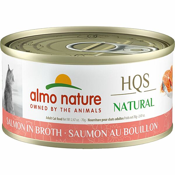 Almo Nature NATURAL Salmon in Broth 2.47oz - Cat Food