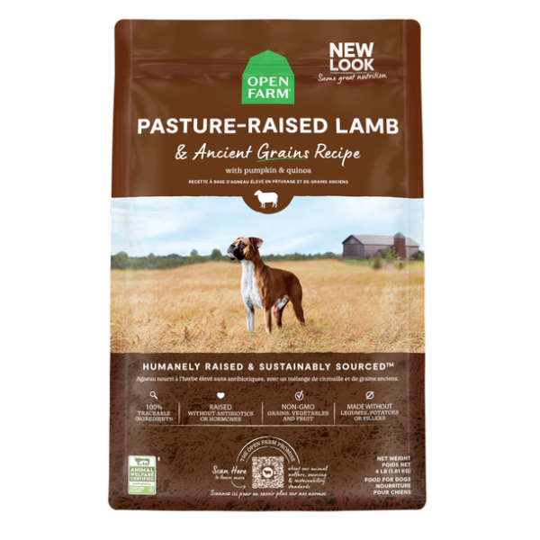Open Farm Pasture Raised Lamb & Ancient Grains 4lb