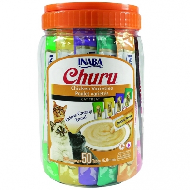 INABA Churu Chicken Variety 50pk 25oz