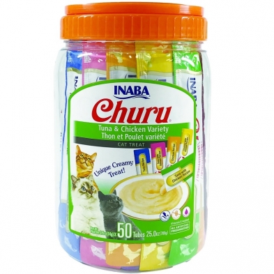 INABA Churu Tuna & Chicken Variety 50pk 25oz