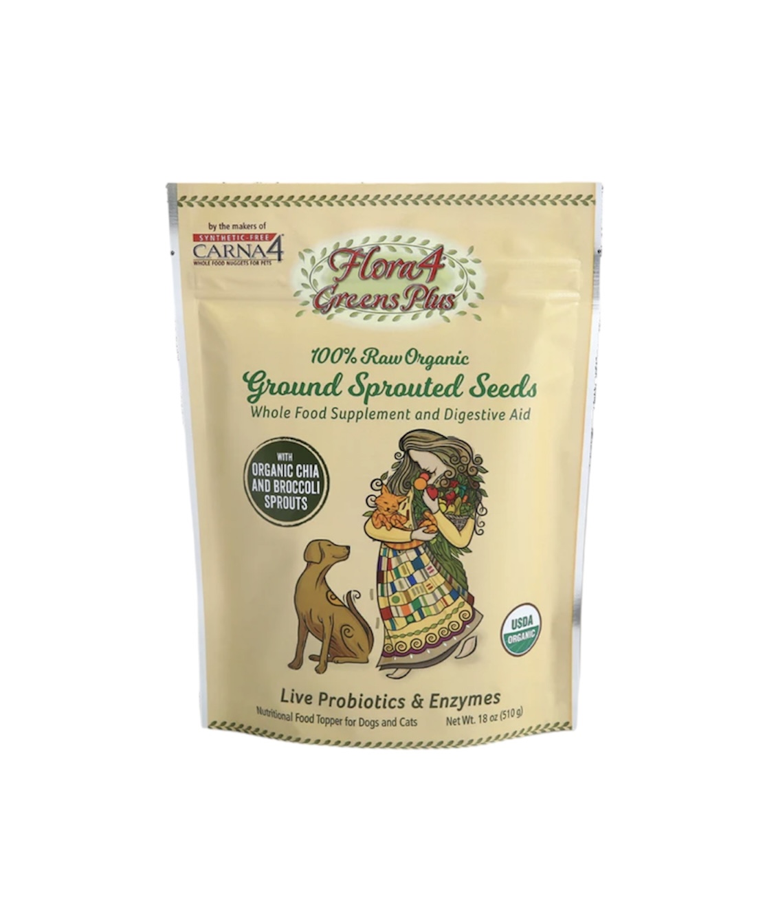 Flora4 Sprouted Seeds Yellow 18oz