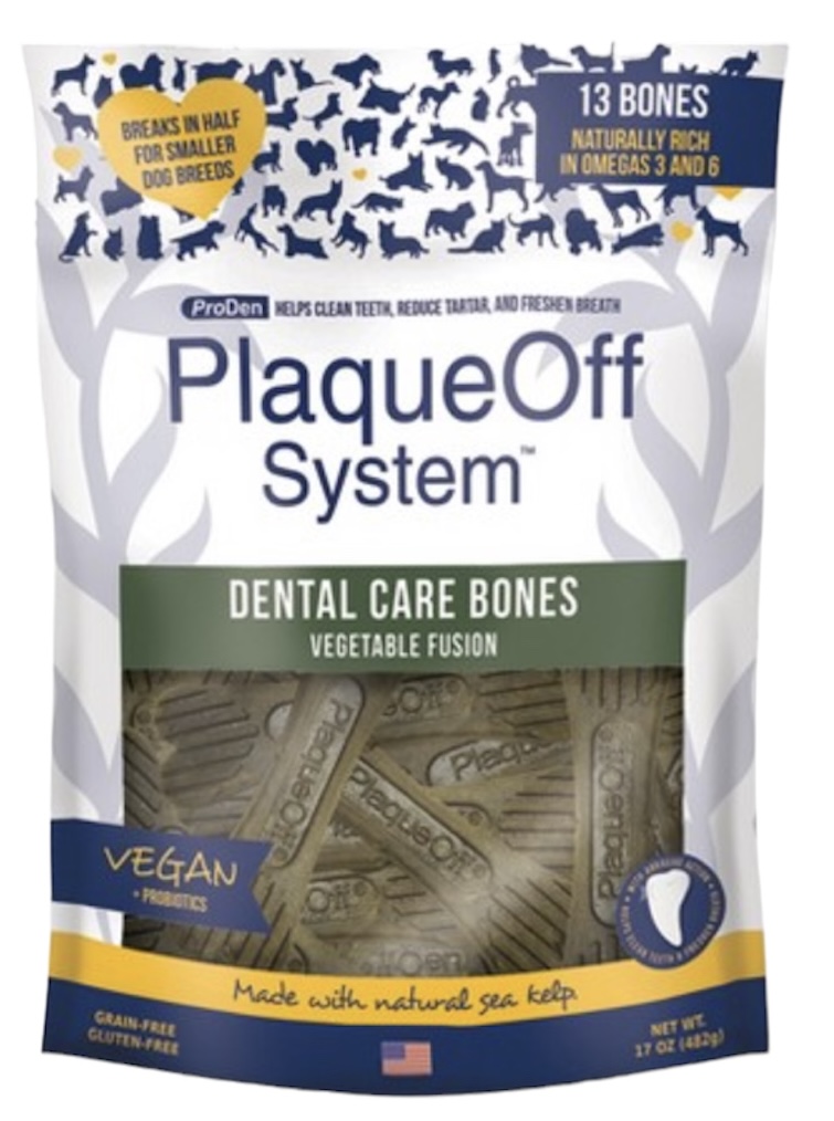 PlaqueOff System Dental Care Bones Vegetable 17oz
