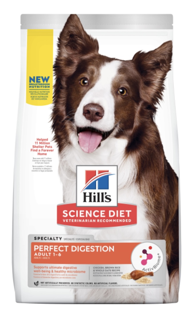 Hill’s Perfect Digestion Chicken & Brown Rice Adult Dog Food 3.5lb