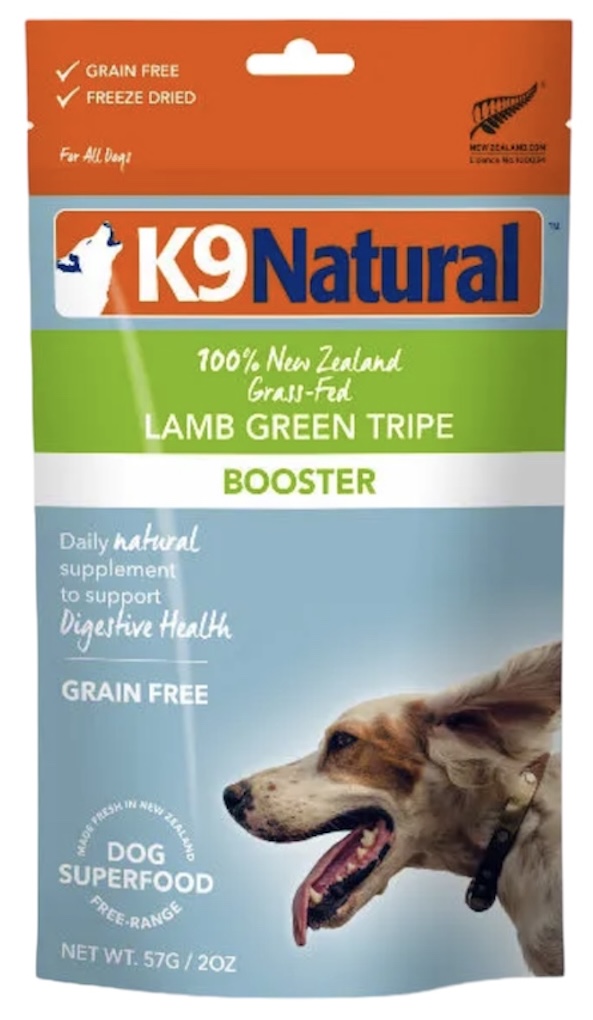 K9 Natural Lamb Green Tripe Booster 2oz