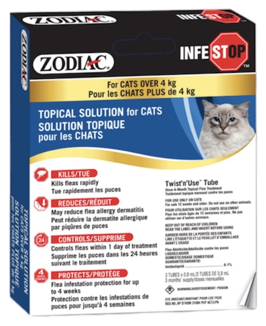Zodiac Infestop For Cats over 4kg