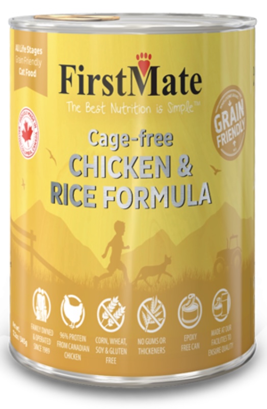 FirstMate Cage-Free Chicken & Rice 12.2oz - Dog Food