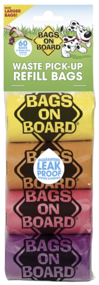 Bags On Board Rainbow 60 Large Bags 9x14