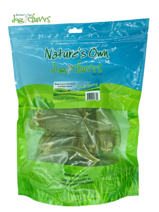 Nature's Own Beef Ears 12pcs