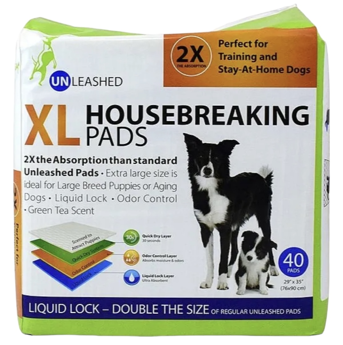 Unleashed Housebreaking XL 40 Pads