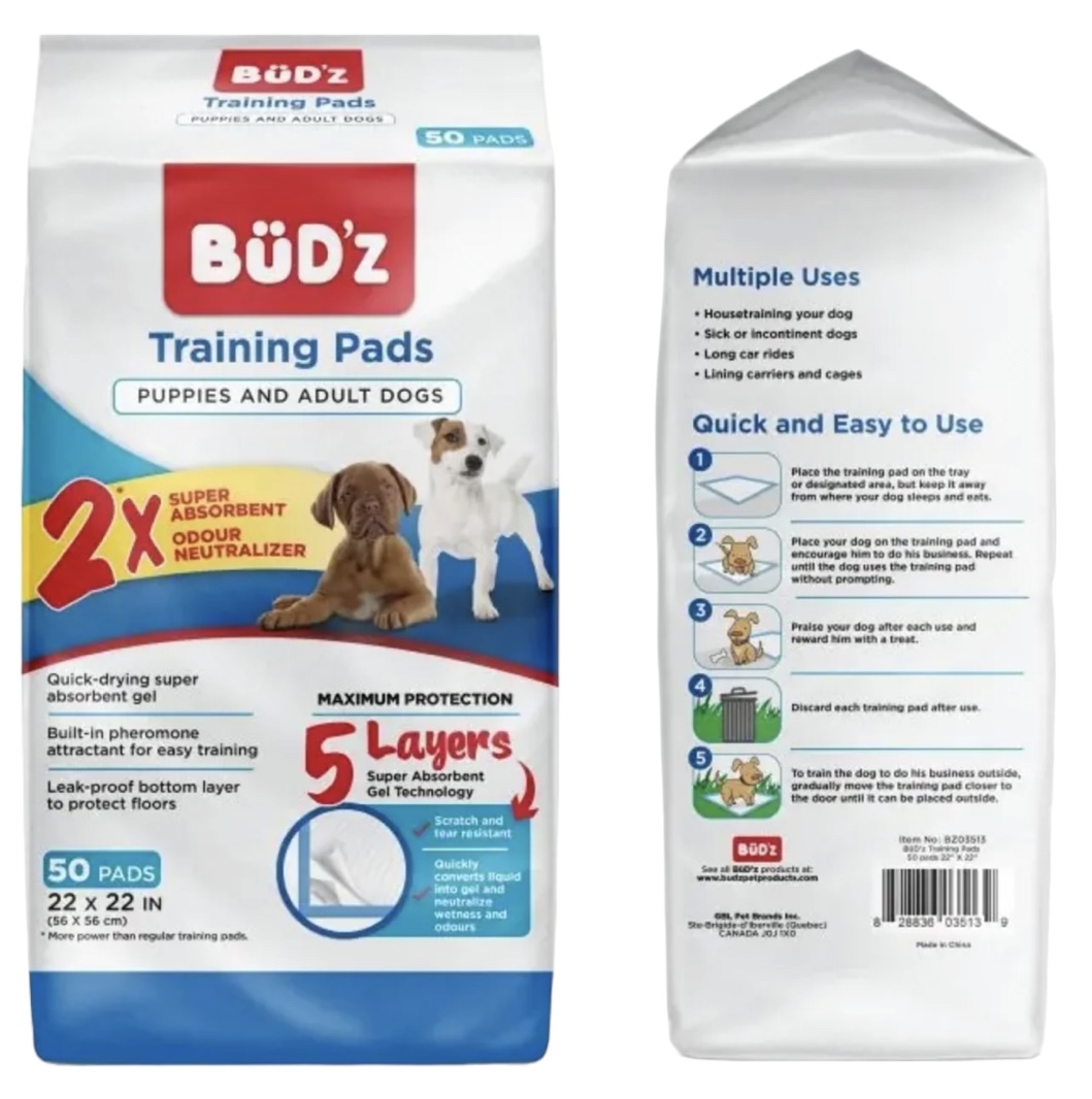 Bud'z Training 50 Pads