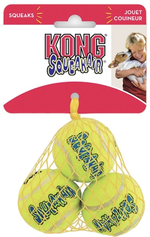 KONG Squeak Air Balls X-Small 3pk Dog Toy