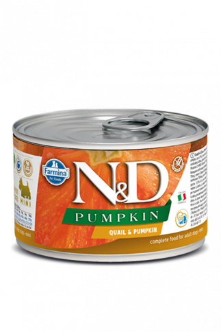 Farmina N&D PUMPKIN Quail and Pomegranate Recipe Canned 4.9oz - Dog Food