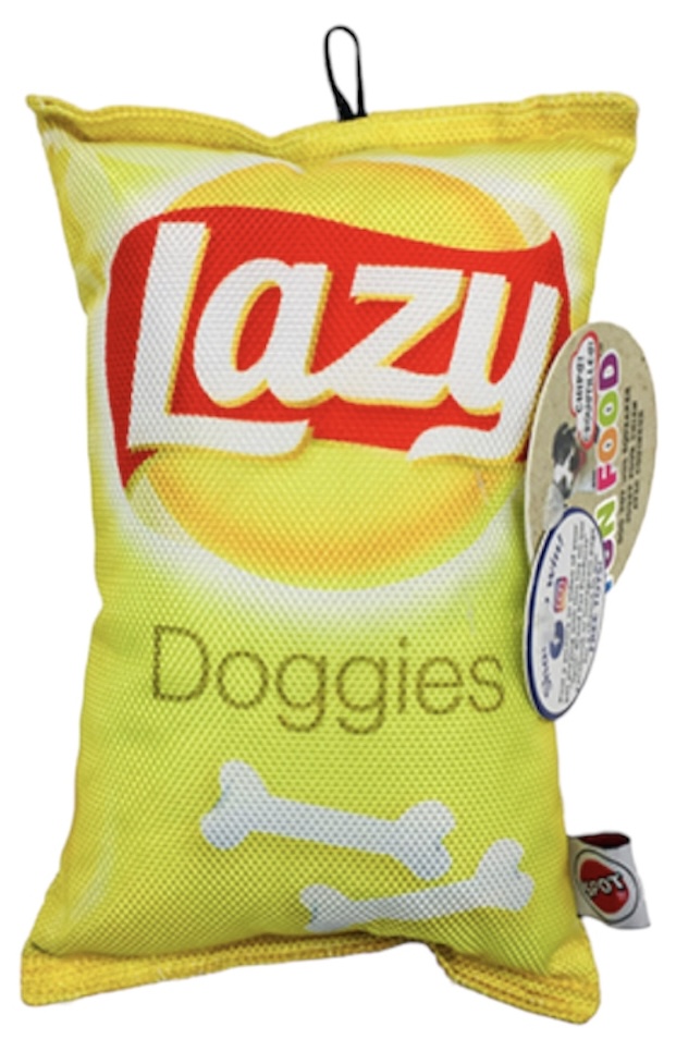 SPOT Fun Food Cookies Lazy Doggie Chips Dog Toy