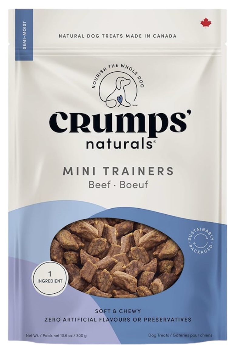 Crumps' Naturals Dog Treats Mini Trainer Beef 10.6oz