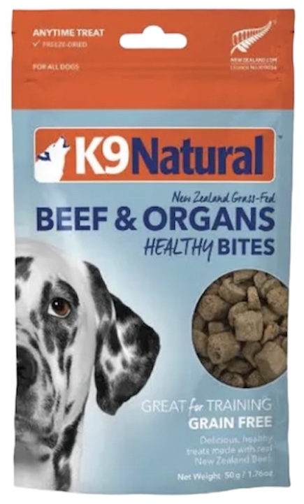 K9 Natural Beef and Organs Healthy Bites 1.76oz