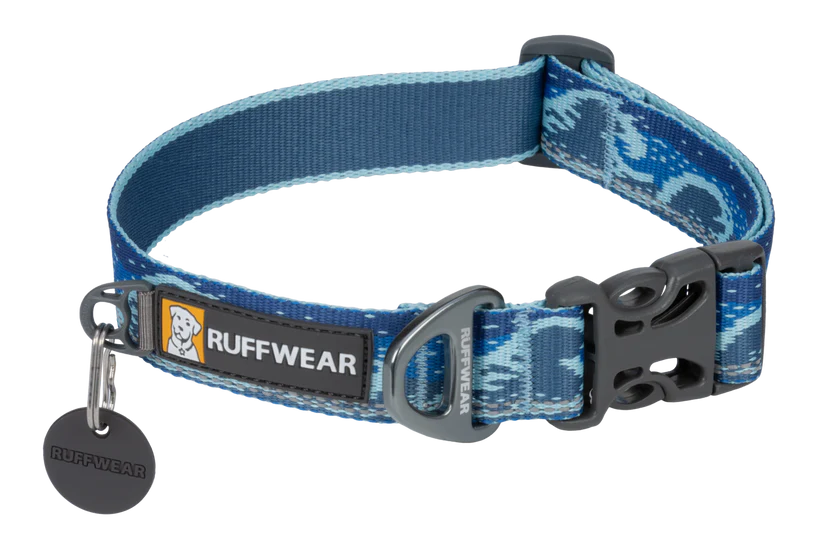 RuffWear Crag Collar - Midnight Wave 11-14inch
