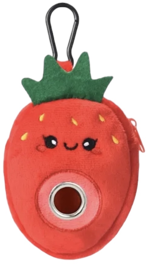 Hugsmart Pooch Pouch Waste Bag Holder - Strawberry