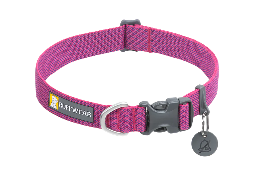 RuffWear Hi & Light Collar - Alpenglow Pink (9-11inch)