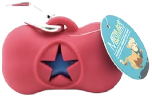 Messy Mutts Waste Bag Holder - Red