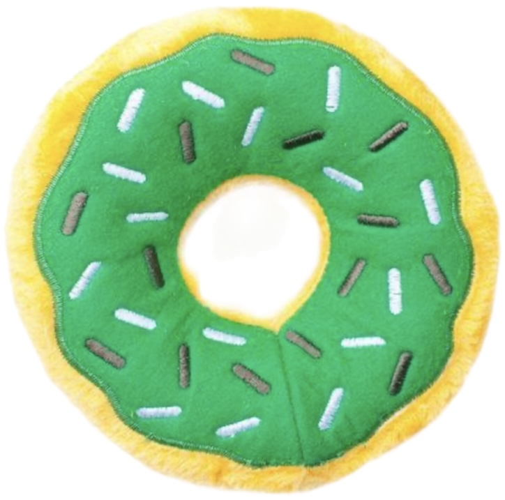 Zippy Paws Donutz Dog Toy - Mint Chip