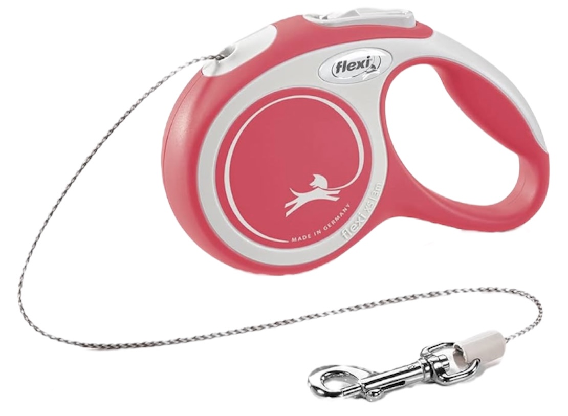 Flexi New Comfort Cord Red XS 3m Retractable Dog Leash