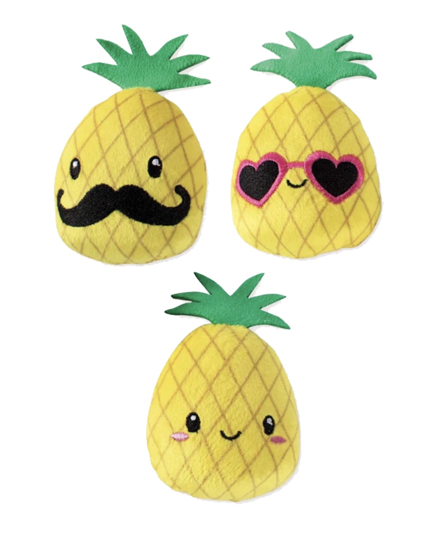 Fringe Studio - Pineapple 3pcs Dog Toy Set