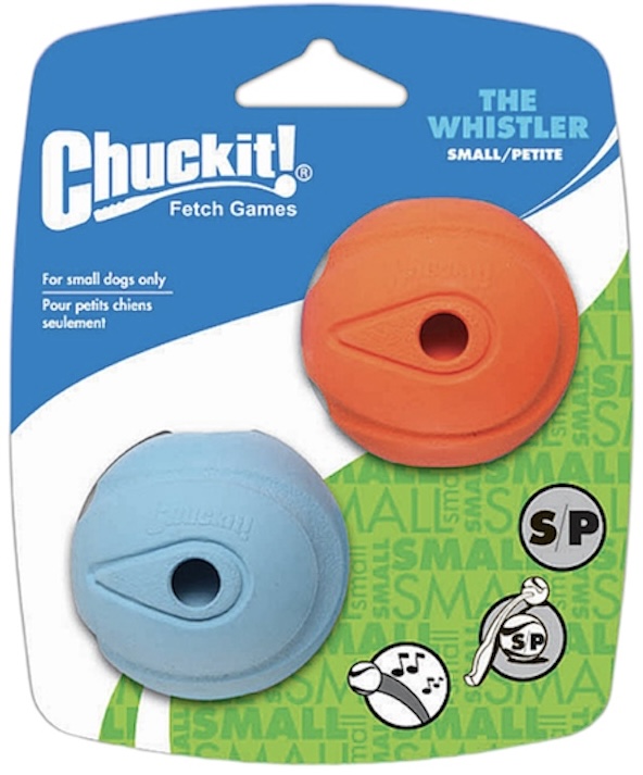 Chuckit! The Whistler Ball, Small 2pk