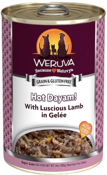 Weruva Hot Dayam! with Luscious Lamb in Gelee 14oz - Dog Food