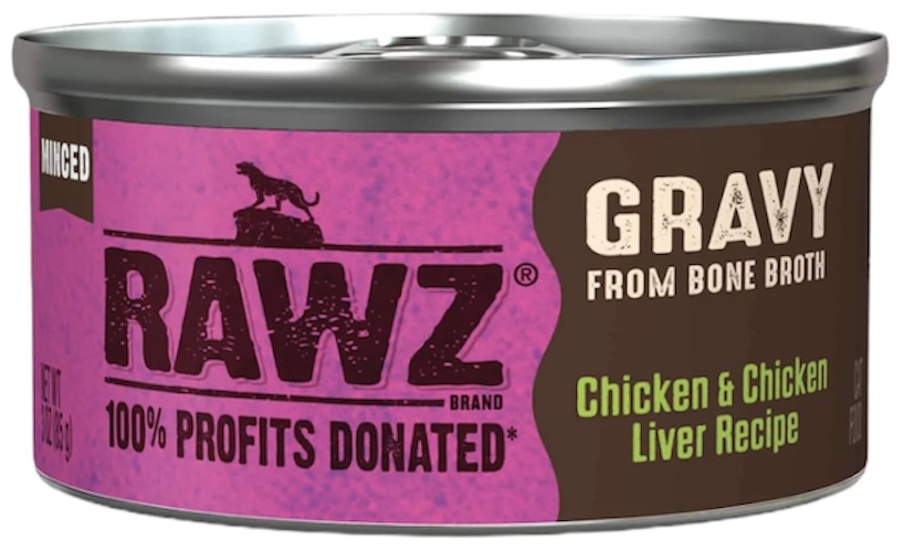 Rawz Gravy Chicken & Chicken Liver Recipe 5.5oz - Cat Food