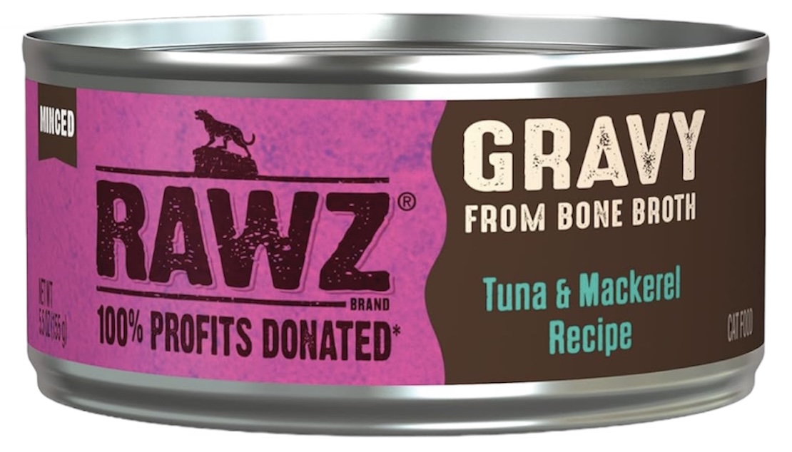 Rawz Gravy Tuna & Mackerel Recipe 5.5oz - Cat Food