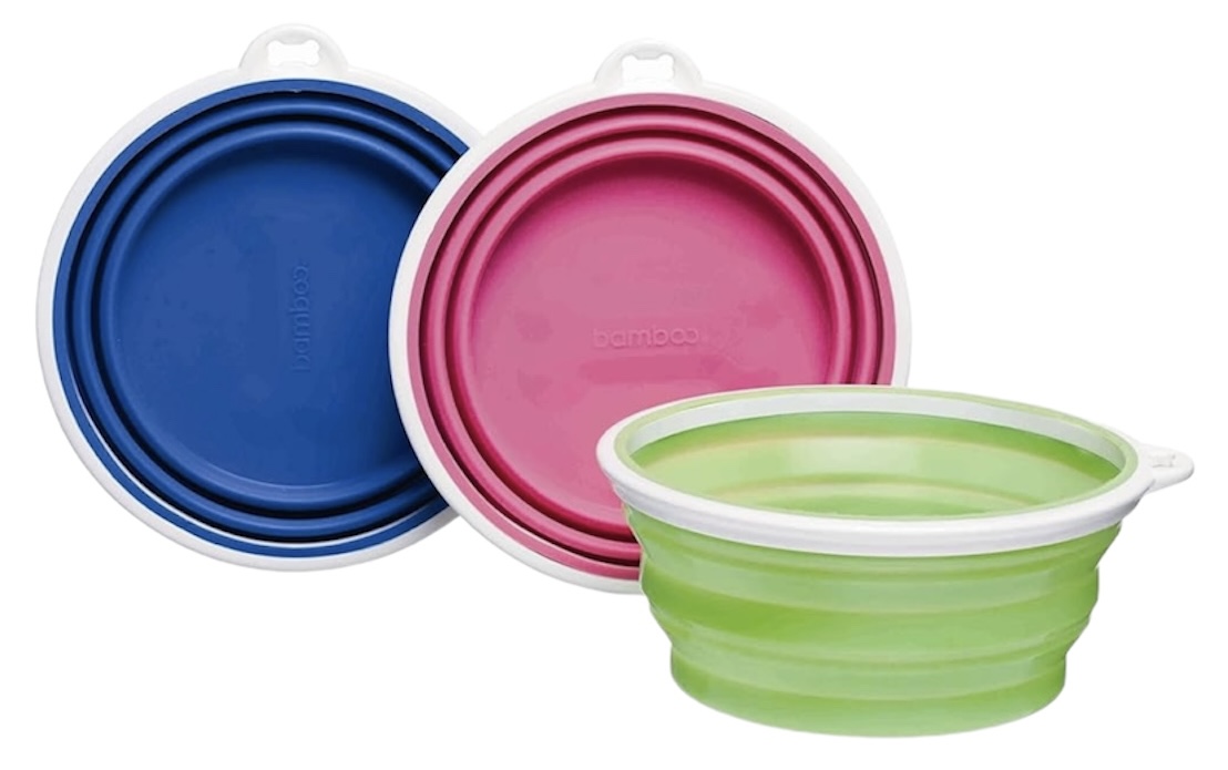 Petmate Silicone Travel Bowl Assorted 1 Cup