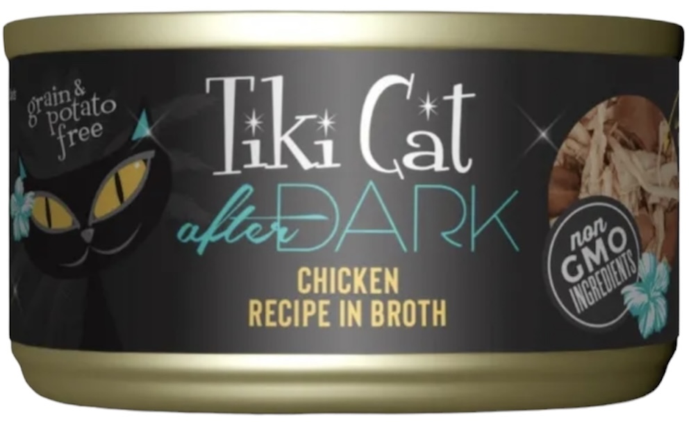 Tiki Cat After Dark Chicken Recipe in Broth 2.8oz