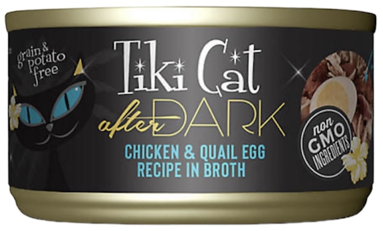 Tiki Cat After Dark Chicken & Quail Recipe in Broth 2.8oz