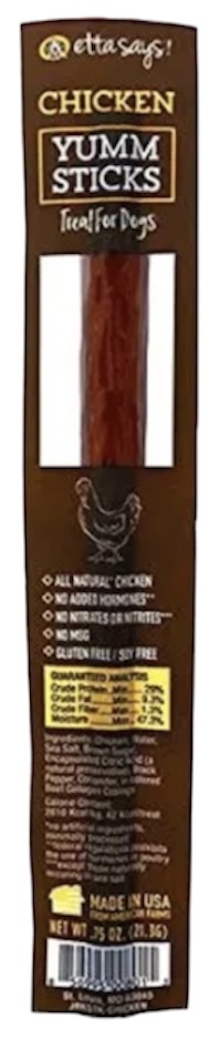 Treat Planet Yumm Sticks Chicken 0.75oz