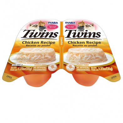INABA Twin Cups Chicken 2.5oz - Cat Food
