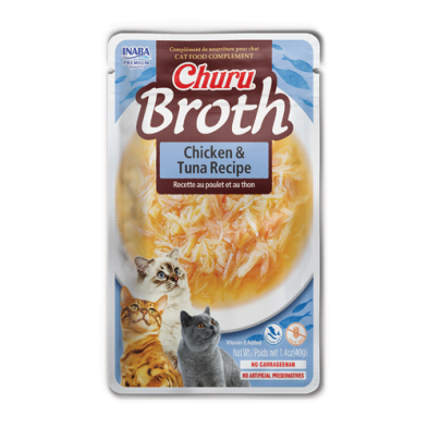 INABA Churu Broth Chicken with Tuna 1.4oz - Cat Food